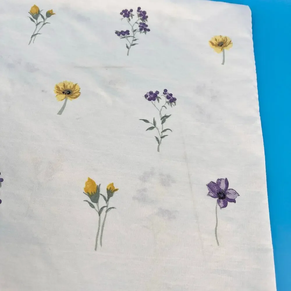 Vintage Cottagecore Floral Pillowcase 90s 1990s JCPenney